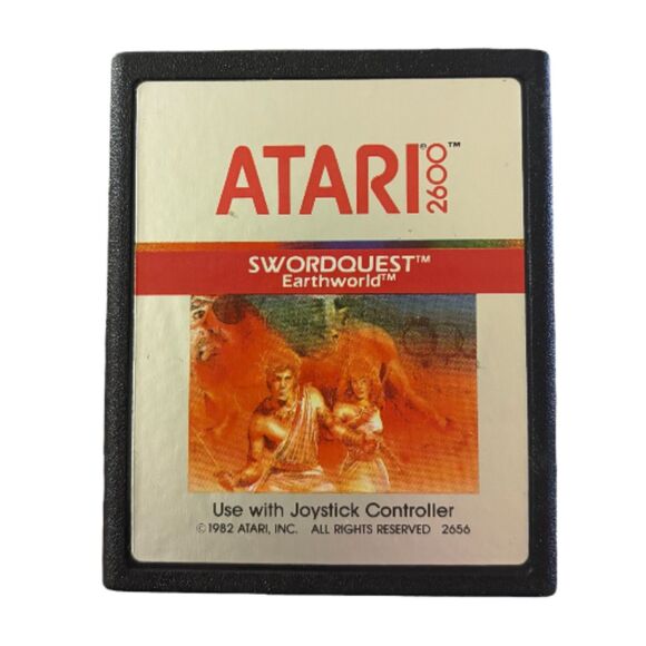 Swordquest Earthworld - Atari 2600 - Cartridge Only - Tested & Works - Picture 1 of 7